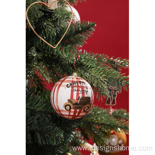 Panited Handmade Christmas Ball